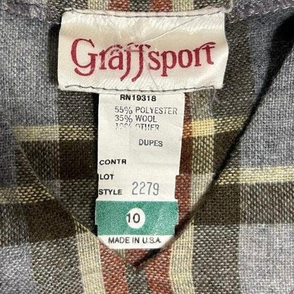 Vtg 70's Penelton Pattern Vest, graffsport, Women’s Sz 10 USA - Picture 8 of 9